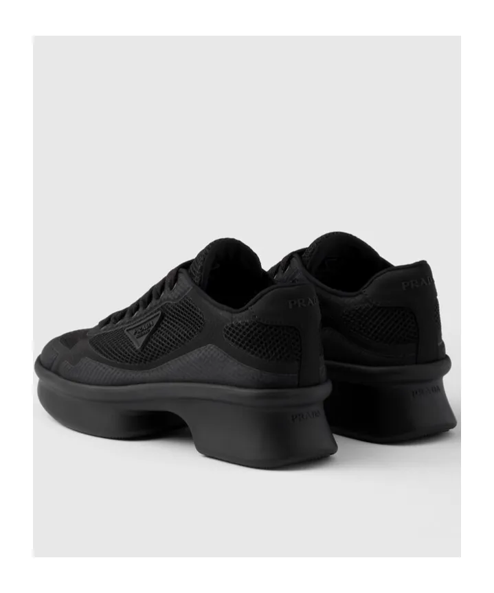 Mesh Platform Sneakers