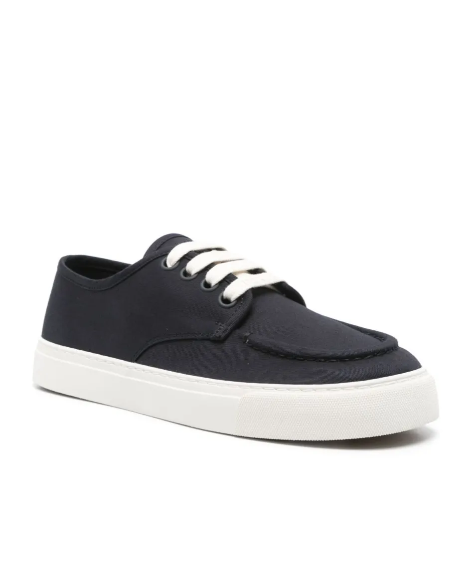 Canvas Lace-Up Sneakers