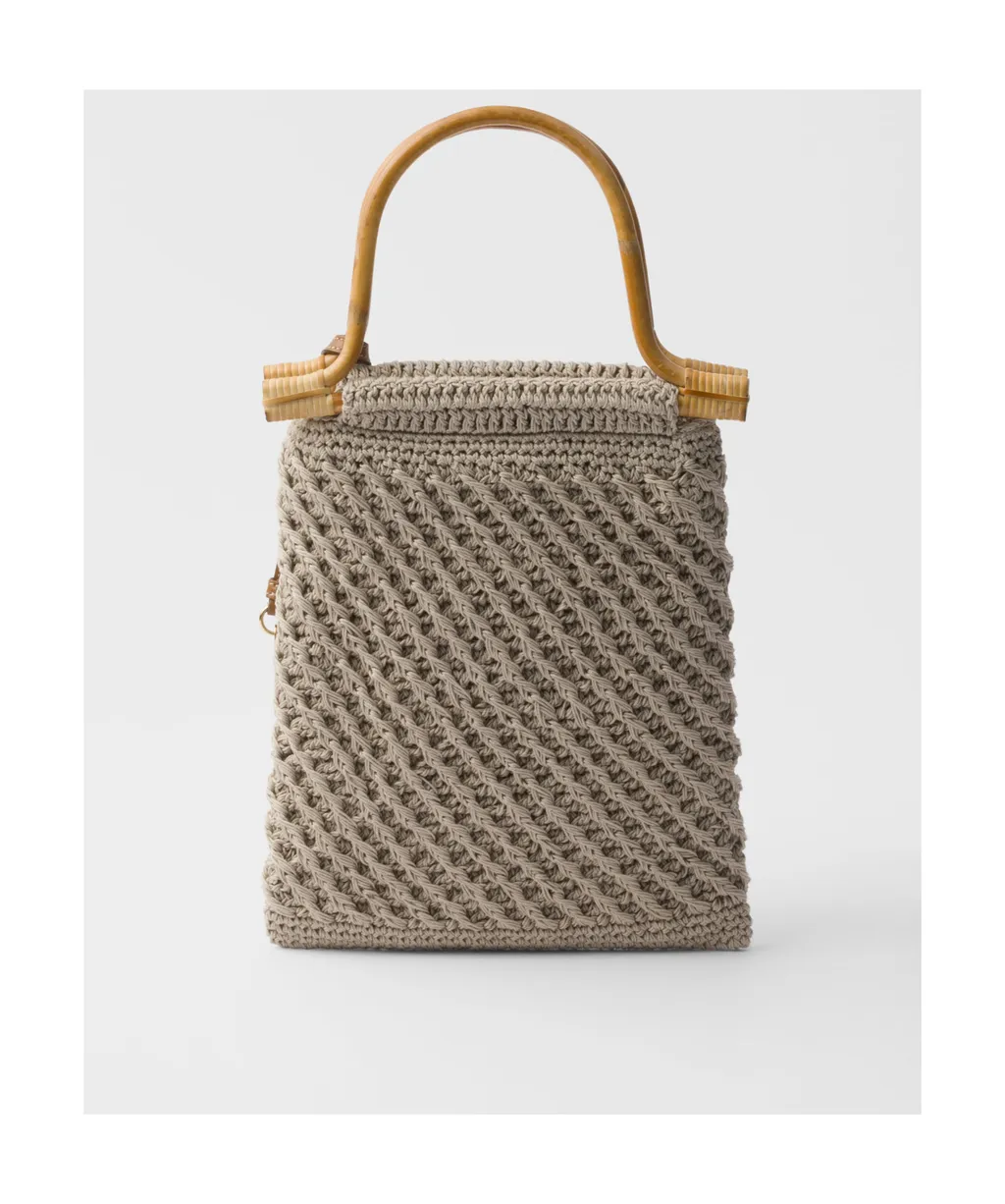 Cotton Crochet Mini-Handbag