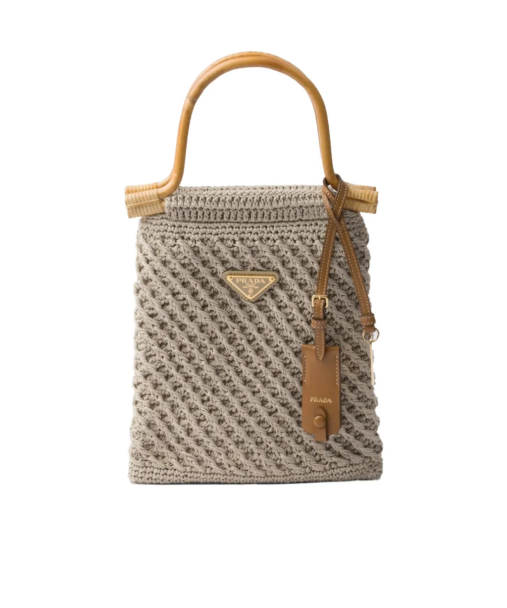 Cotton Crochet Mini-Handbag