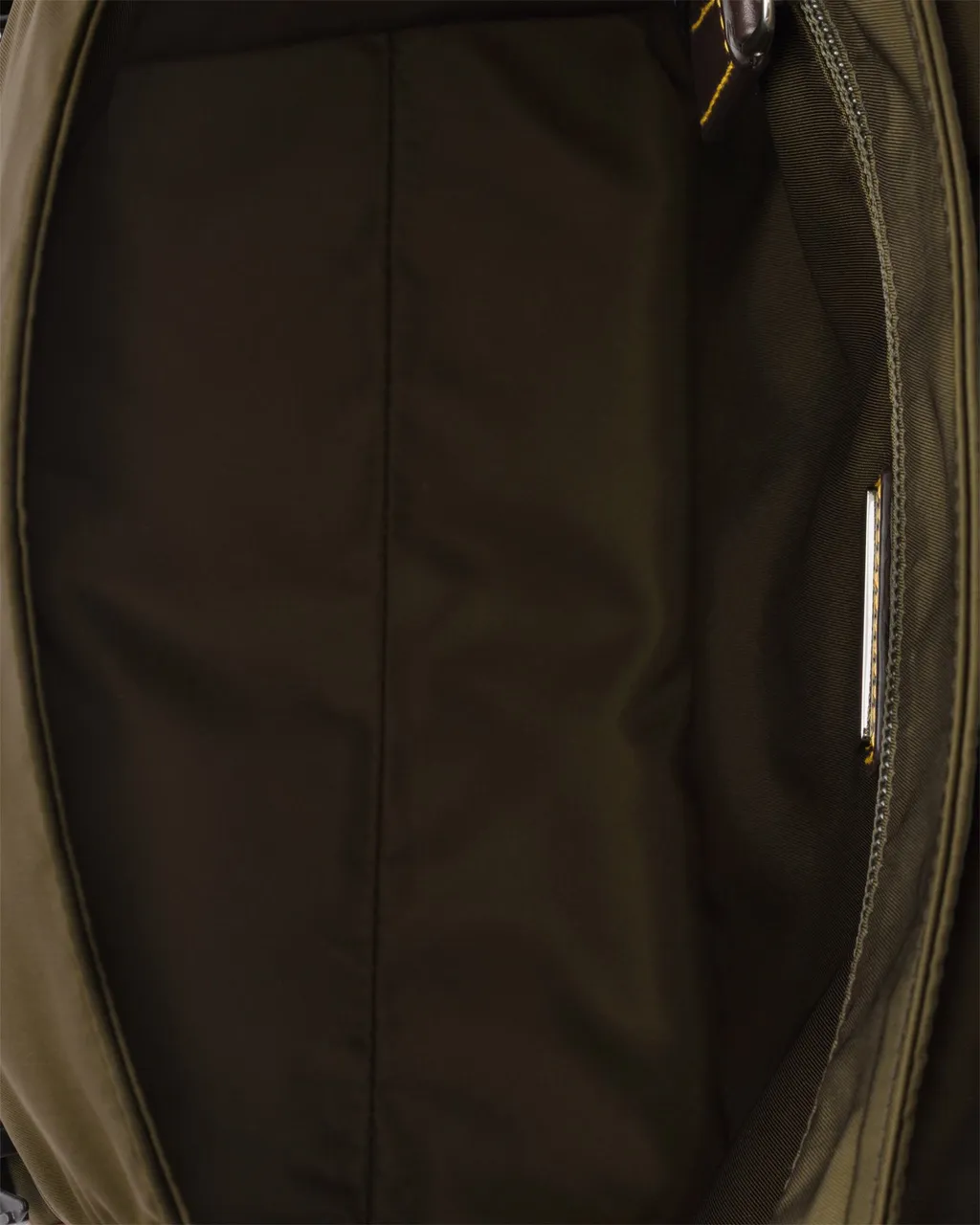 Re-Nylon Triangle-Logo Panelled Messenger Bag