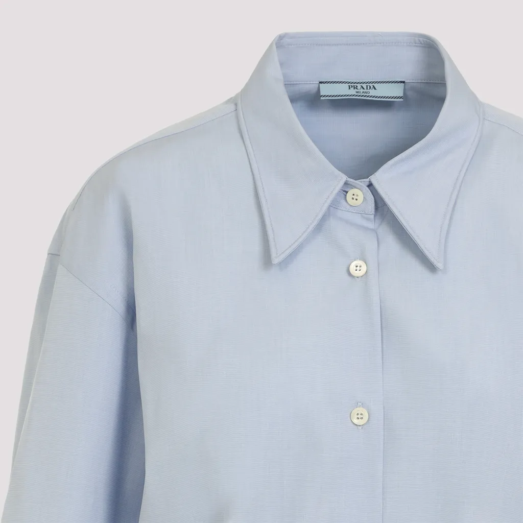 Fil-à-Fil Button-Up Shirt