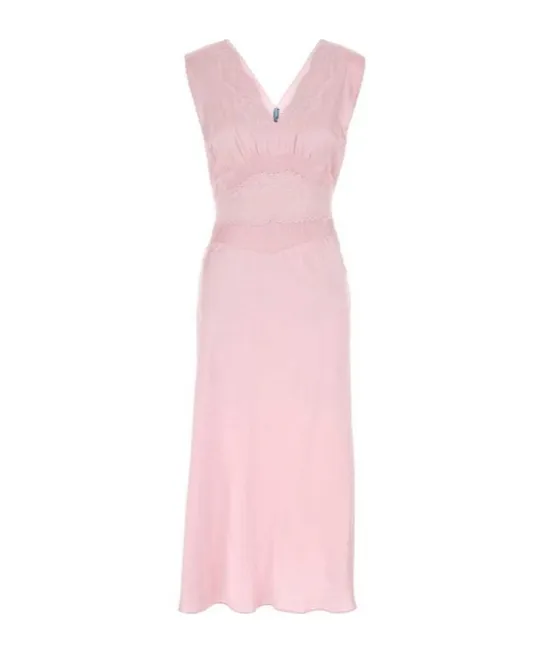 V-Neck Sleeveless Dress