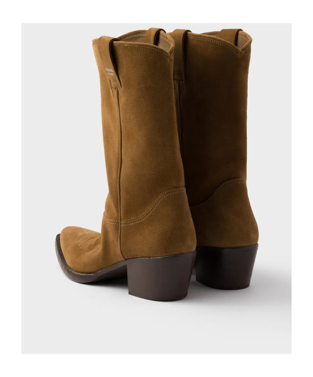 Logo-Printed Boots