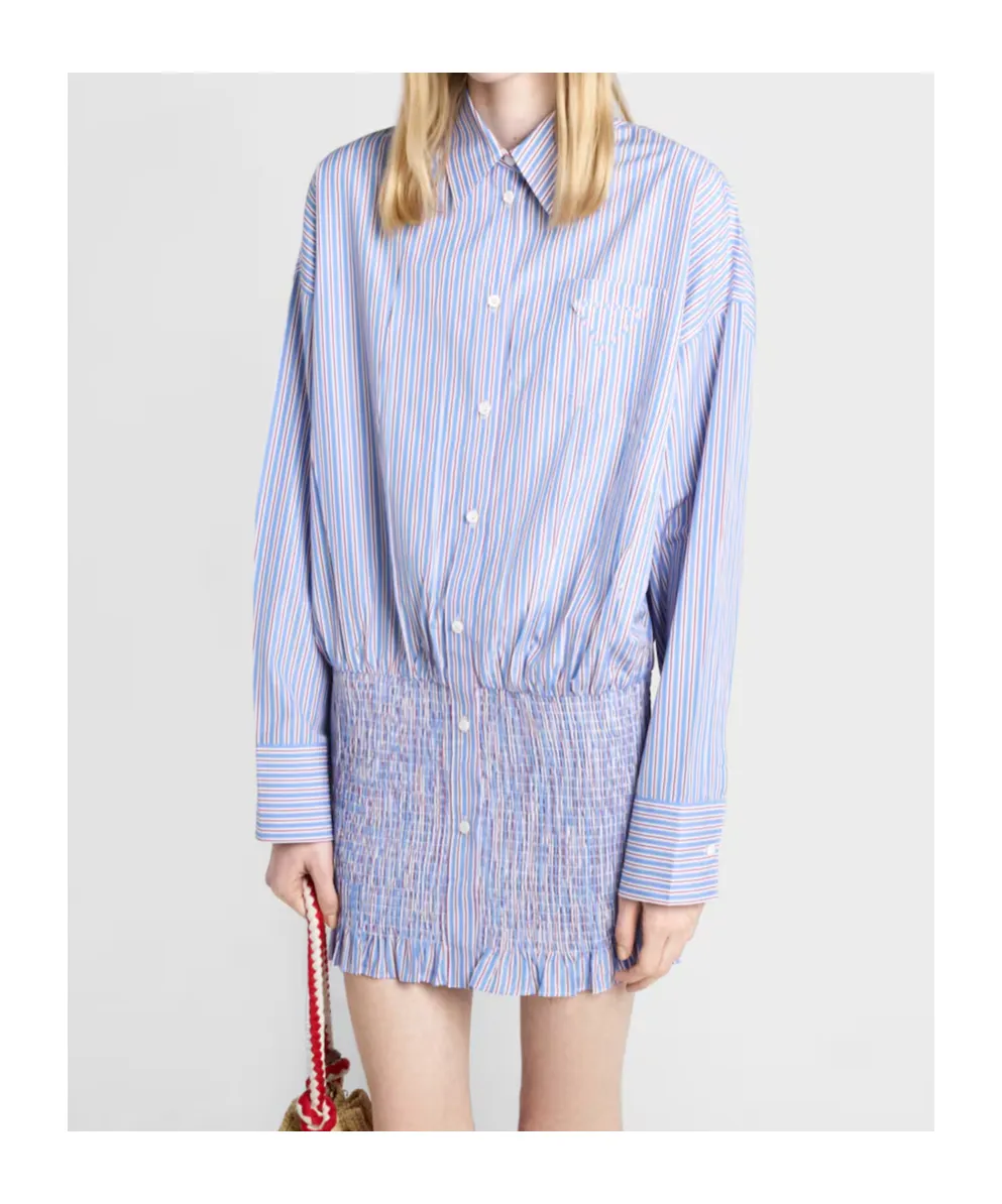 Striped Poplin Shirt