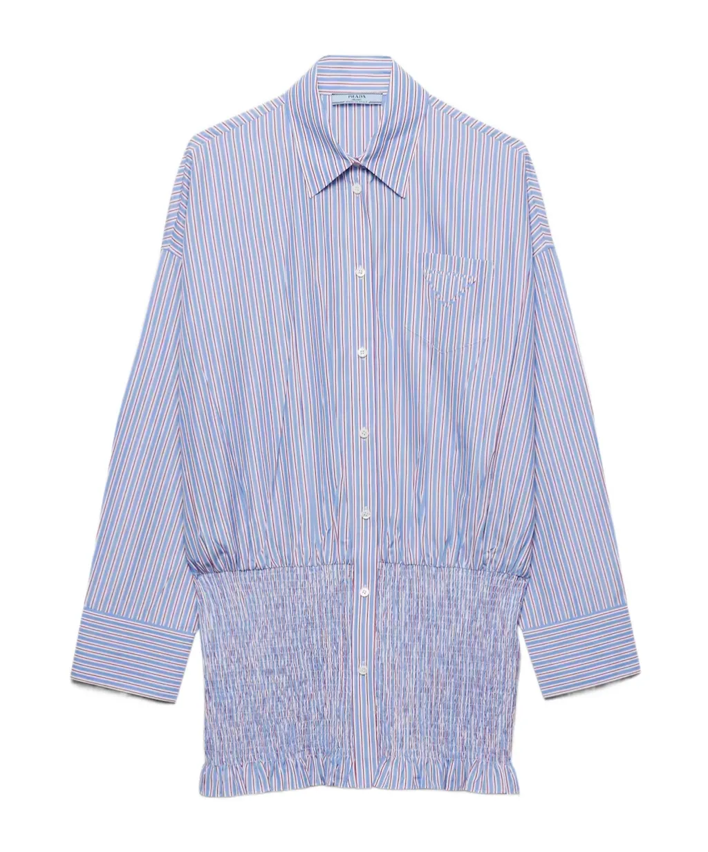 Striped Poplin Shirt