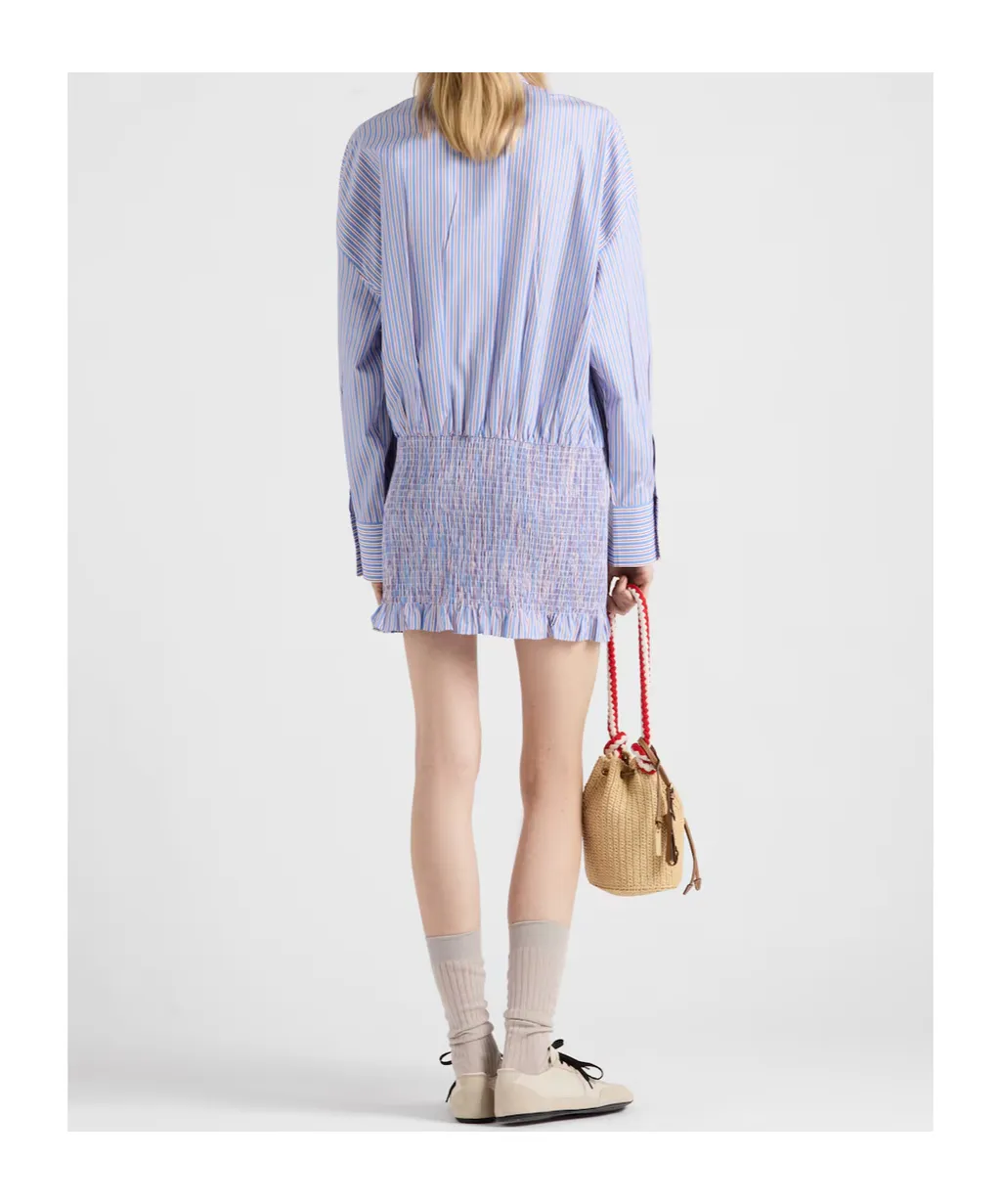 Striped Poplin Shirt
