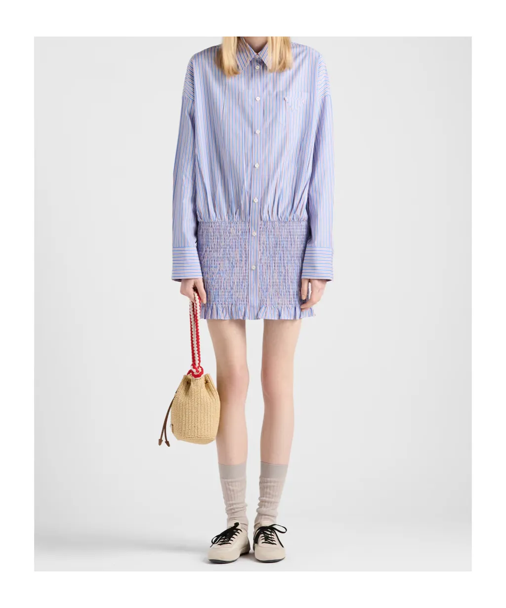 Striped Poplin Shirt