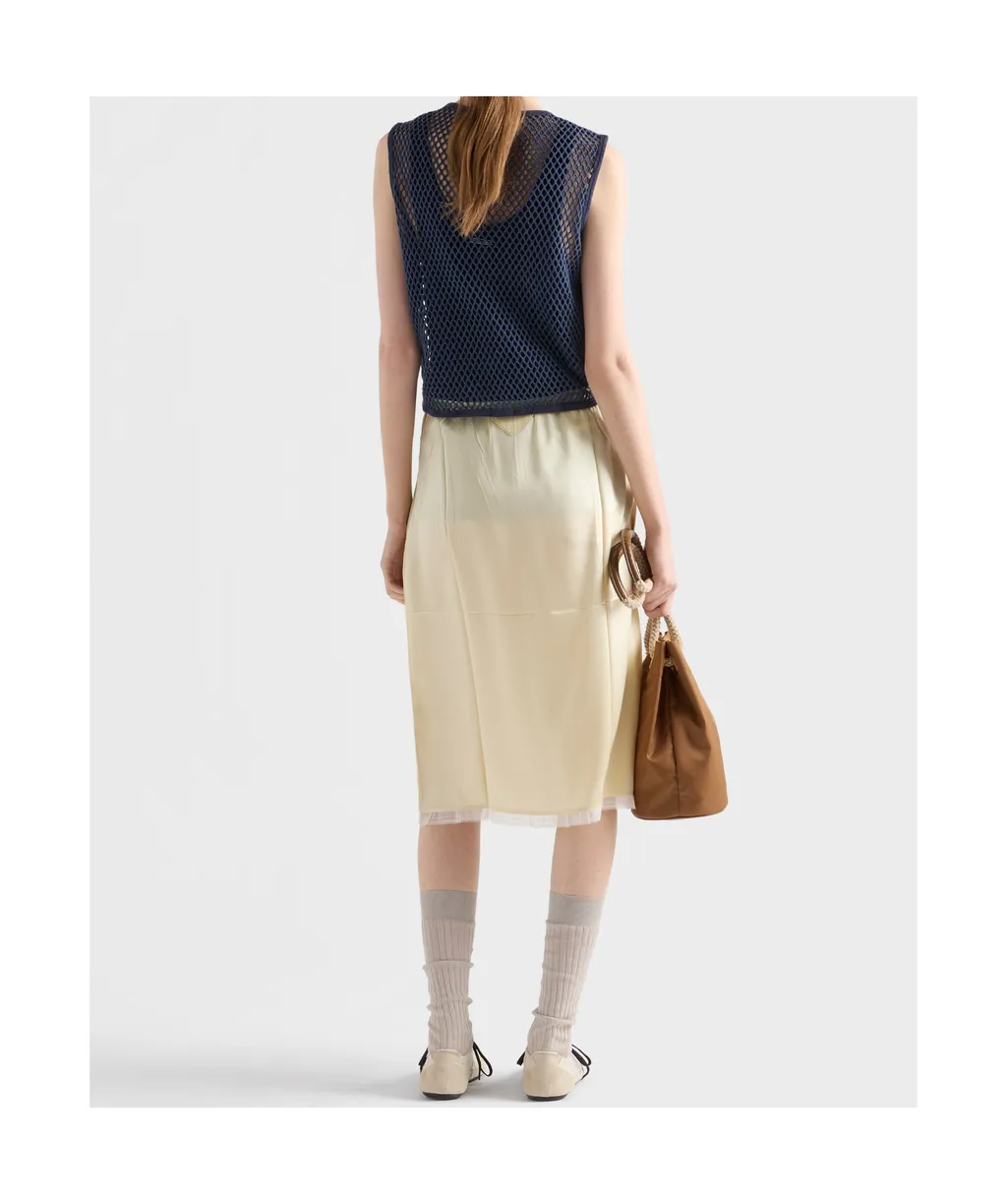 Cotton Mesh Top