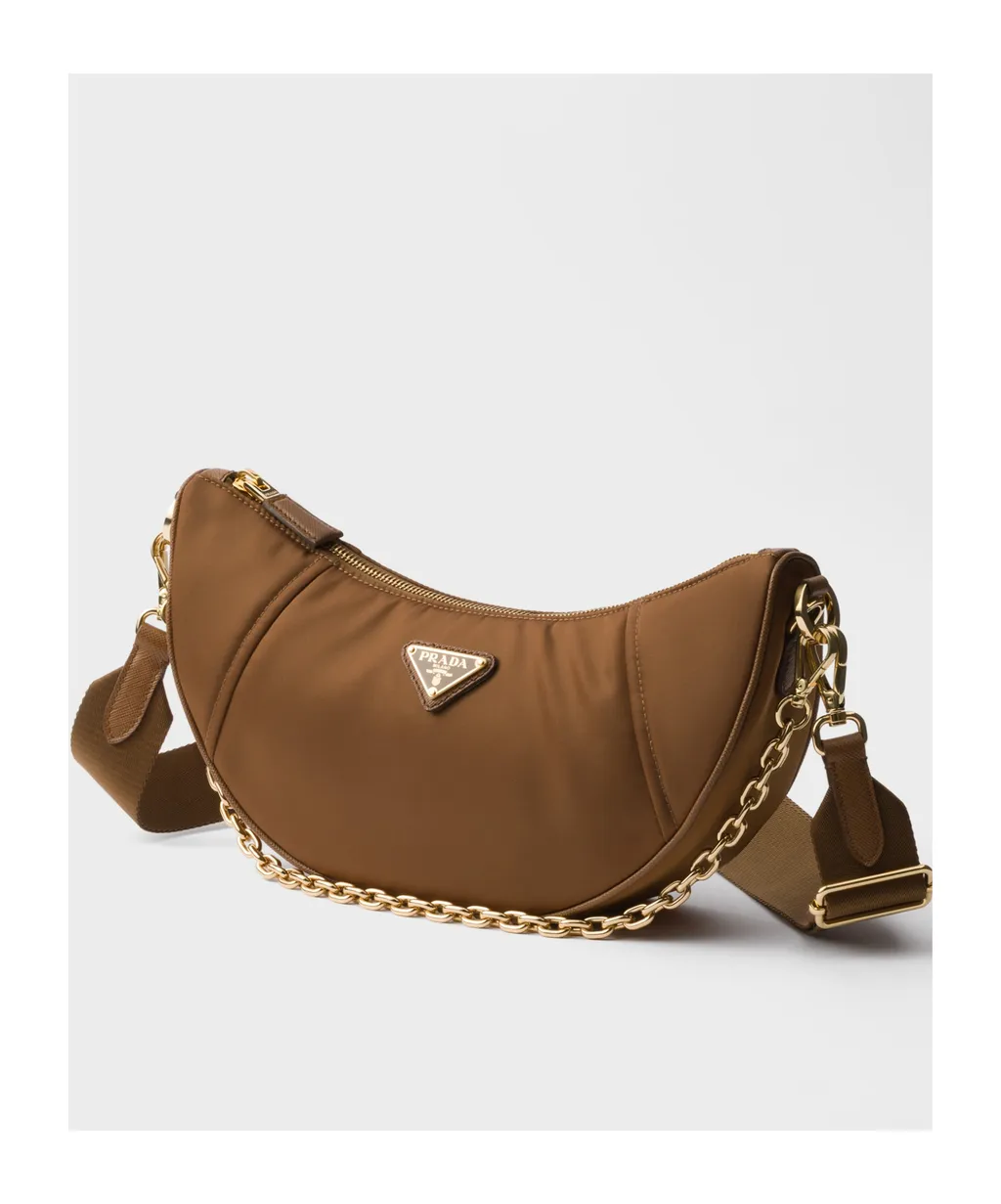 Re-Nylon Demi-Lune Shoulder Bag