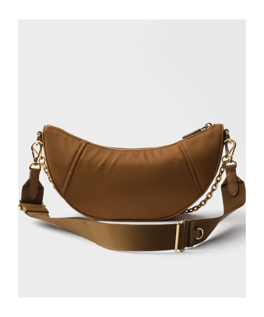 Re-Nylon Demi-Lune Shoulder Bag