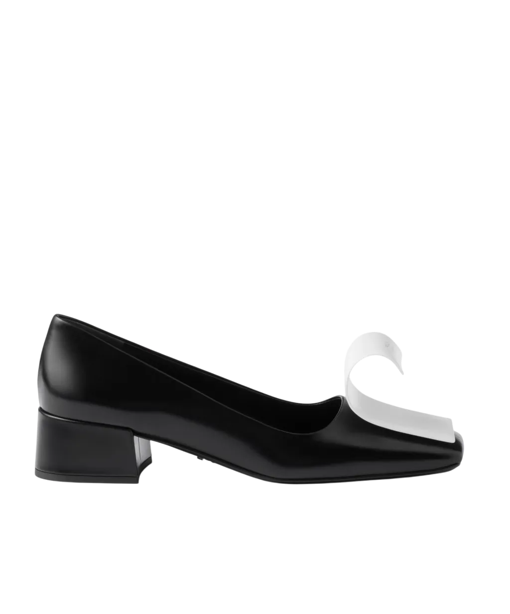 Two-Toned Square-Toe Pumps