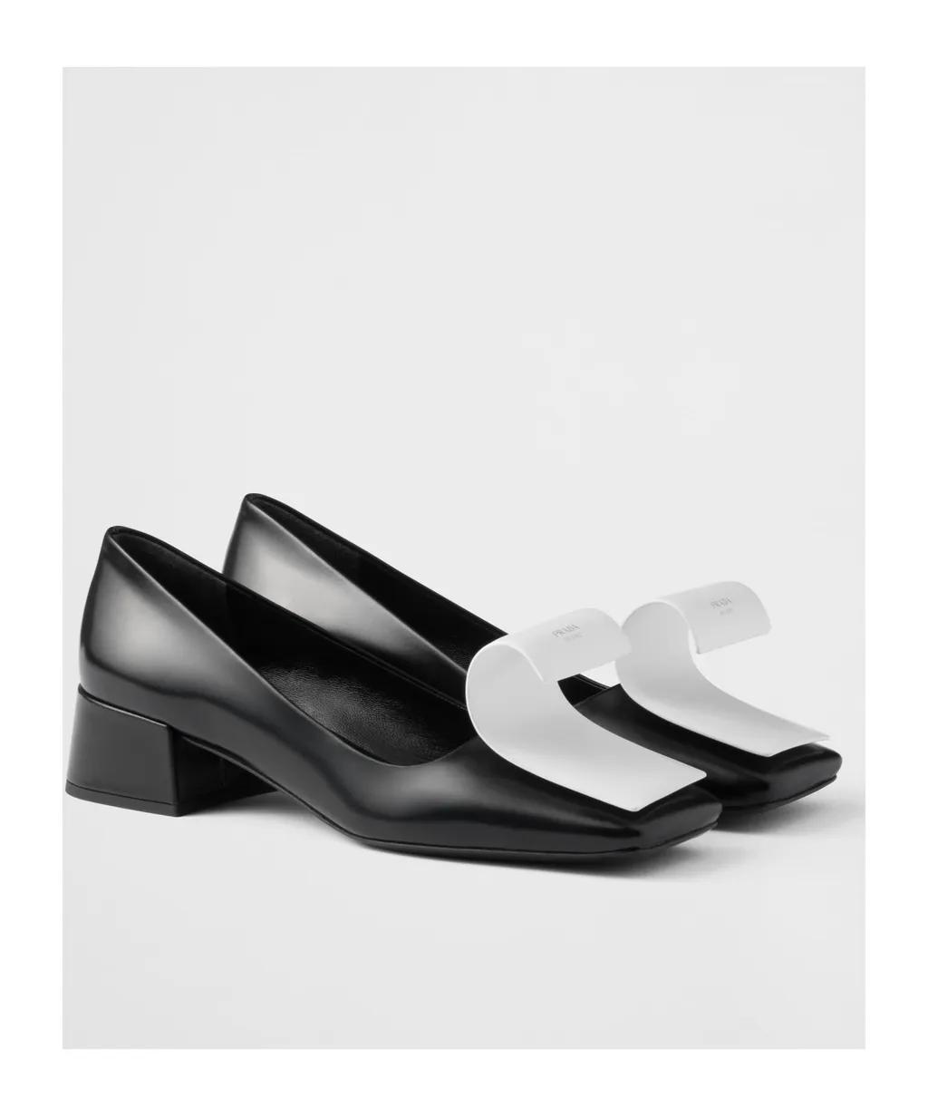 Two-Toned Square-Toe Pumps