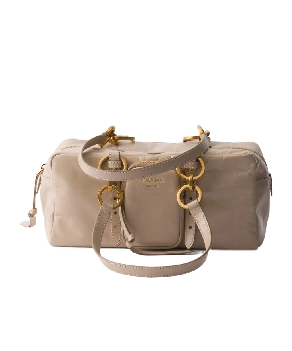 Dangle Medium Leather Top-Handle Bag