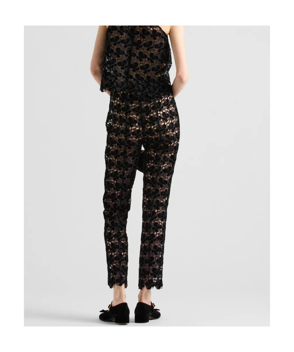 Guipure Lace Trousers