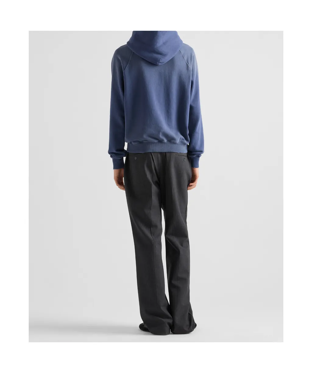 Printed Cotton Fleece Hoodie