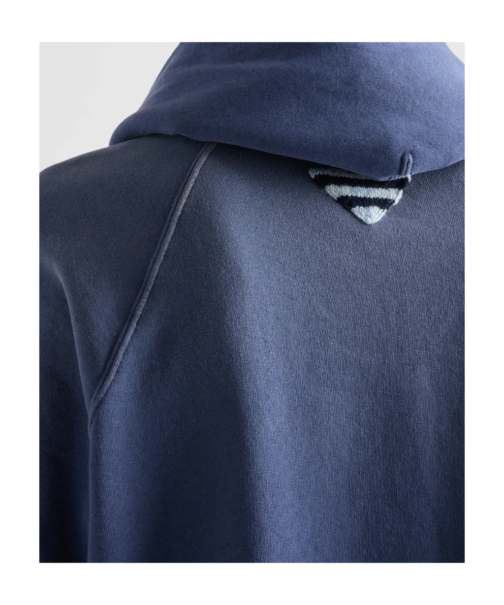 Printed Cotton Fleece Hoodie