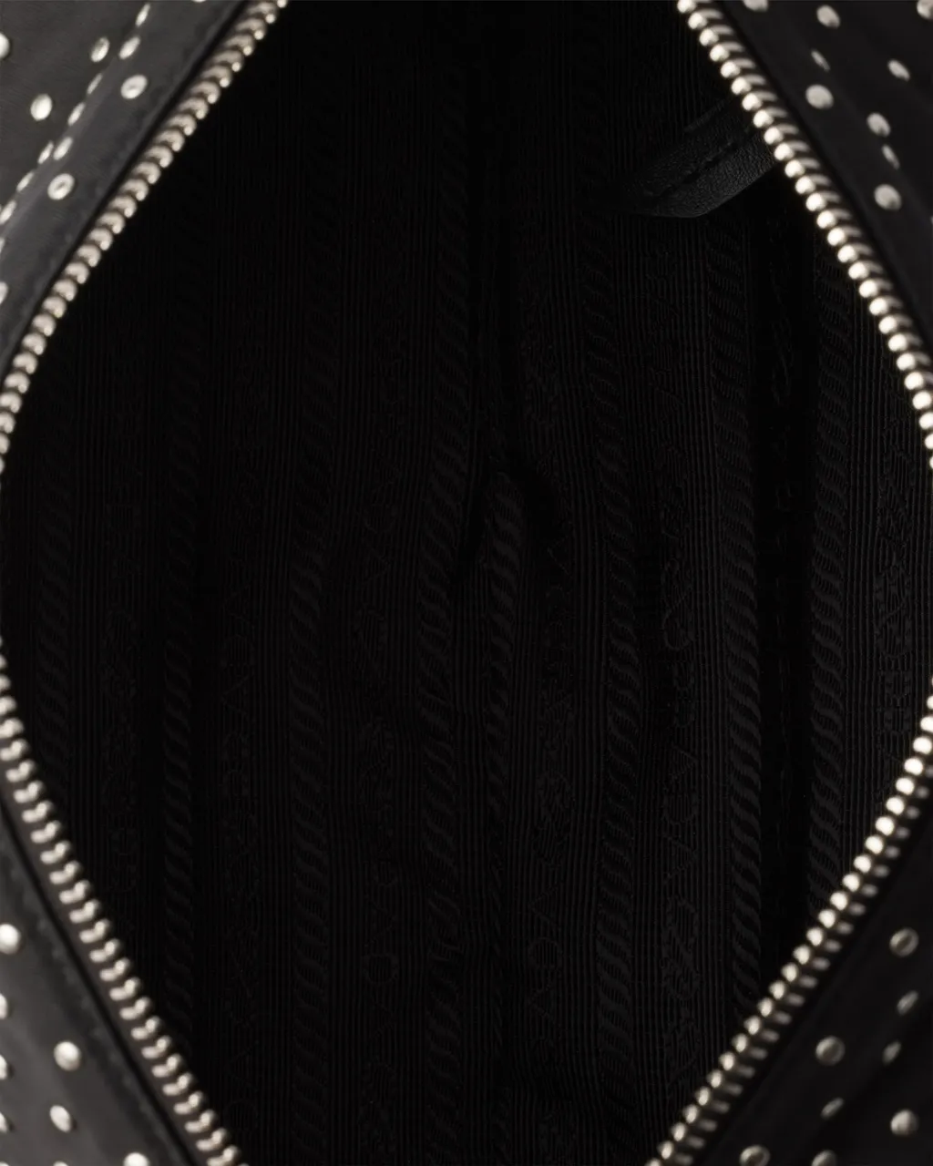 Re-Nylon Bag With Studs