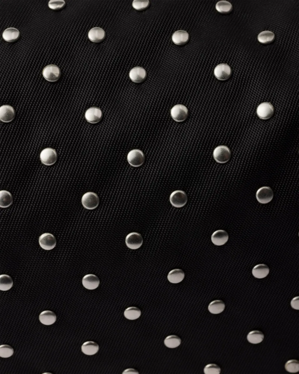 Re-Nylon Bag With Studs