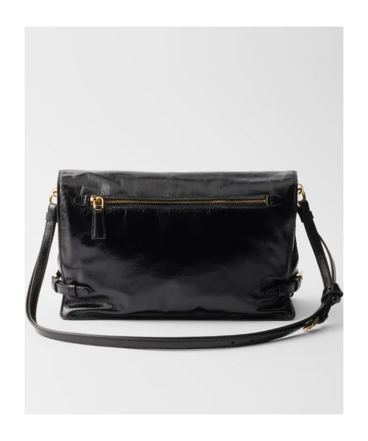 Triangle-Logo Shoulder Bag