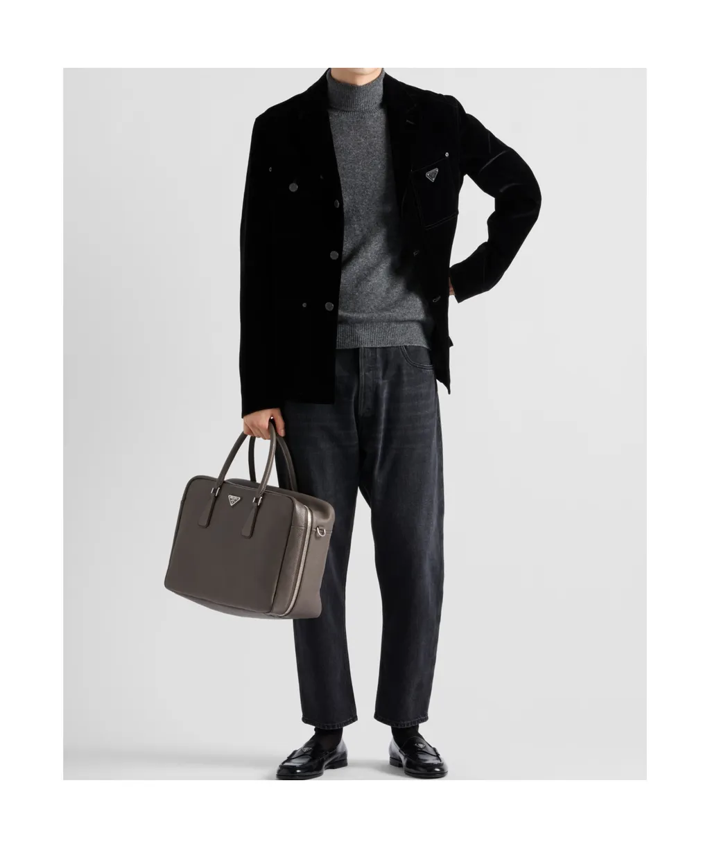Blouson In Velvet Denim