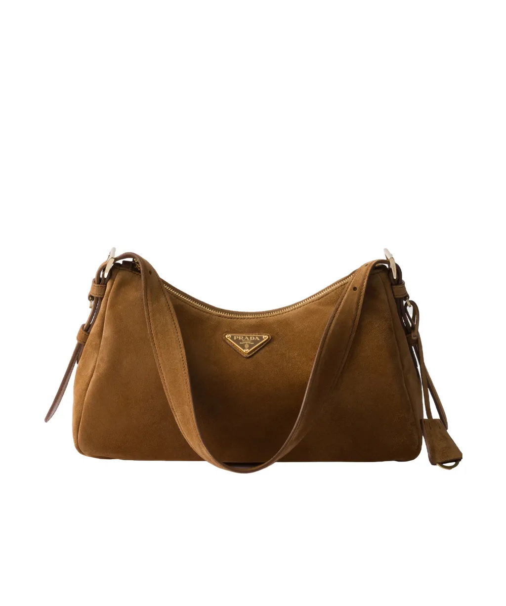 AimÉE Medium Suede Shoulder Bag