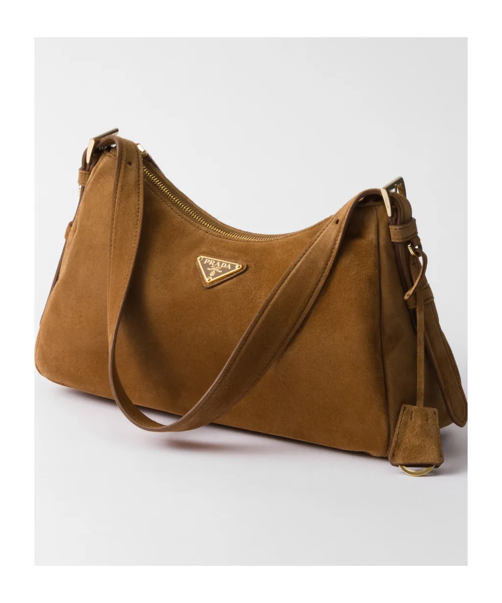 AimÉE Medium Suede Shoulder Bag
