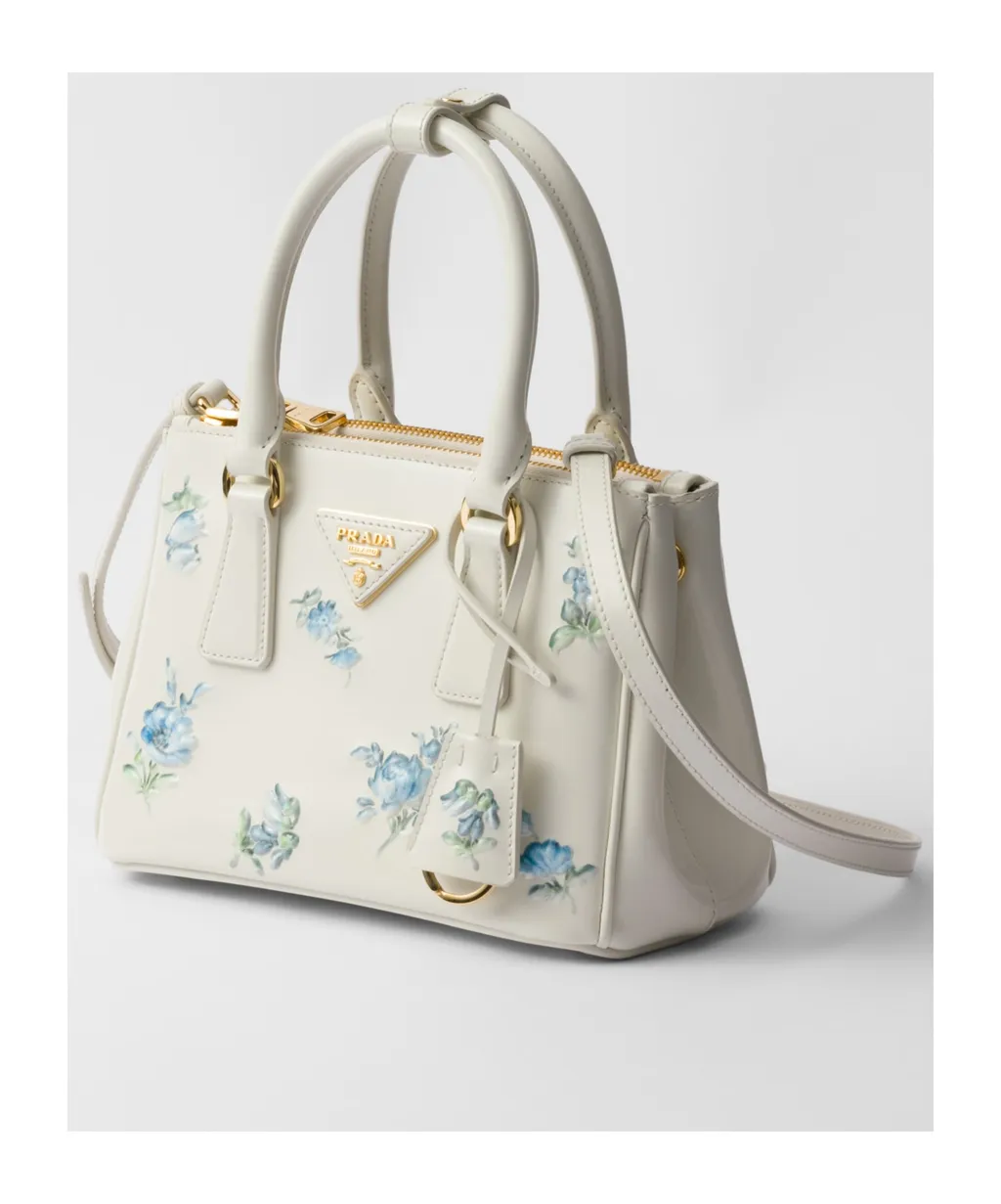 Galleria Printed Brushed Leather Mini-Bag