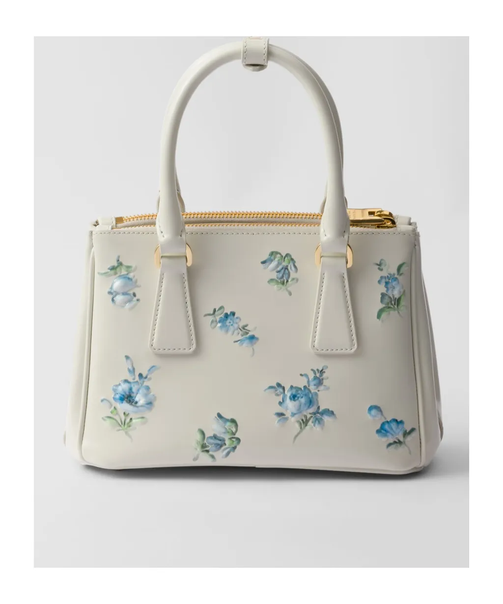 Galleria Printed Brushed Leather Mini-Bag
