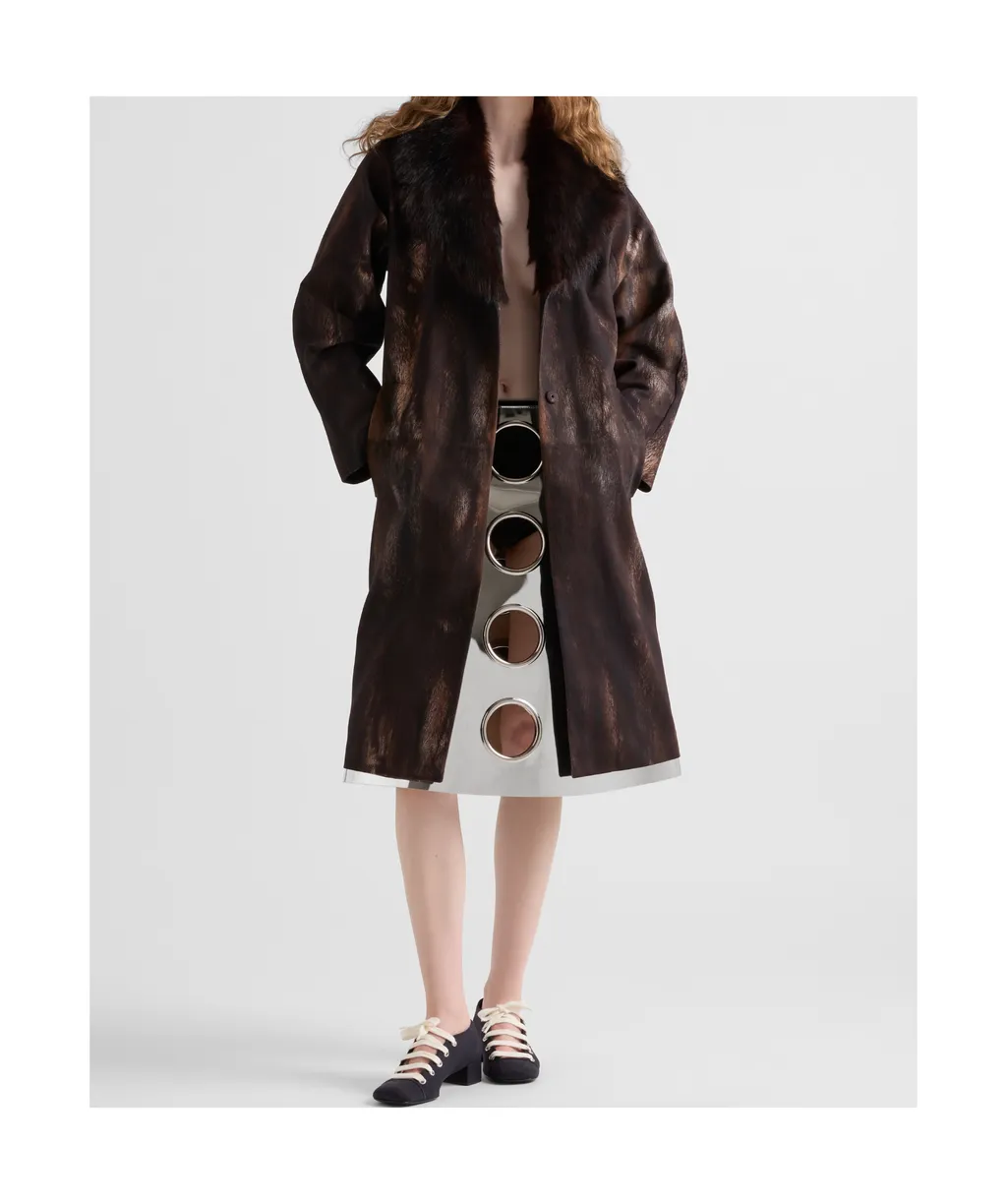 Single-Breasted Long Coat