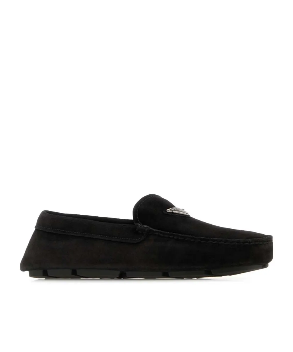 Logo Plaque Slip-On Loafers