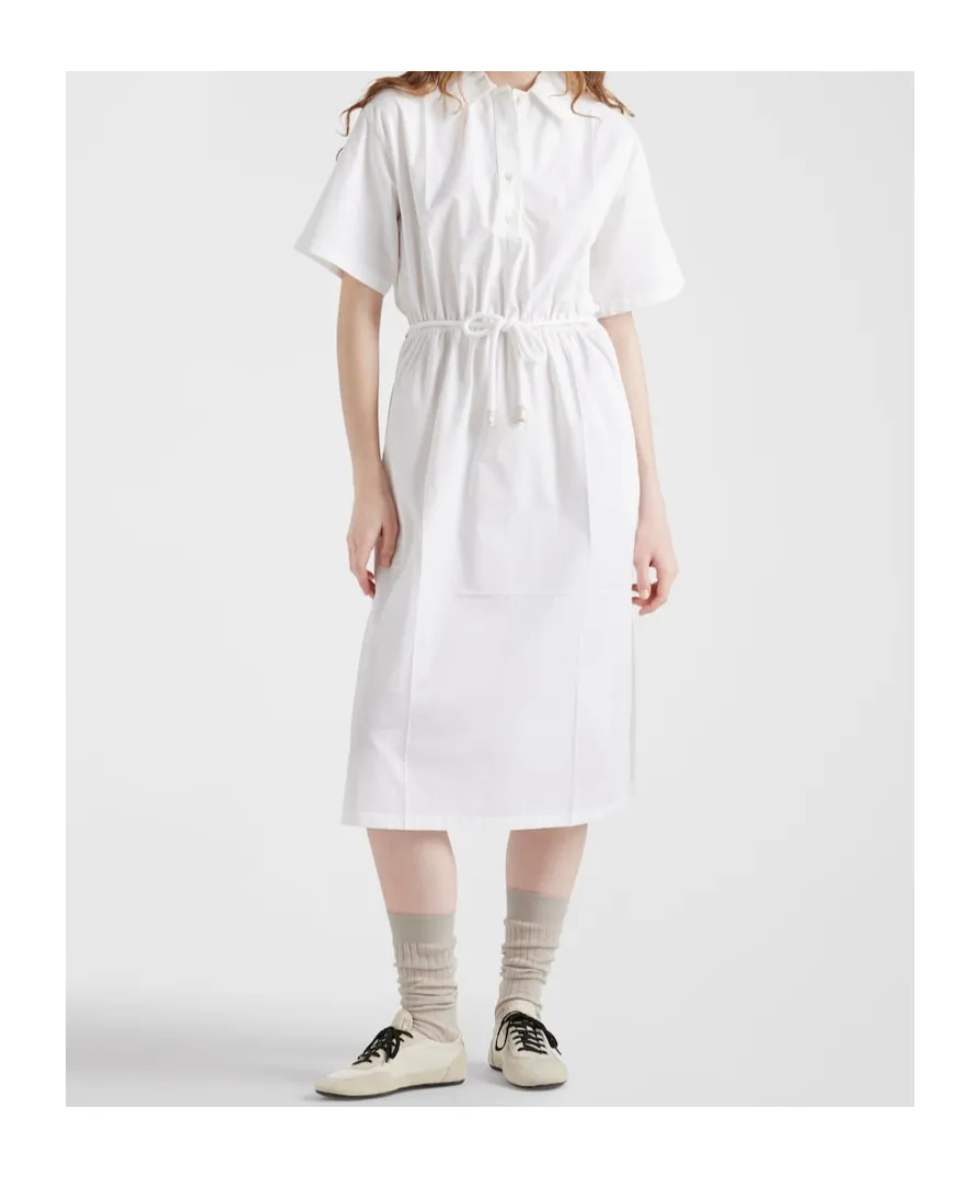 Drawstring Shirt Dress
