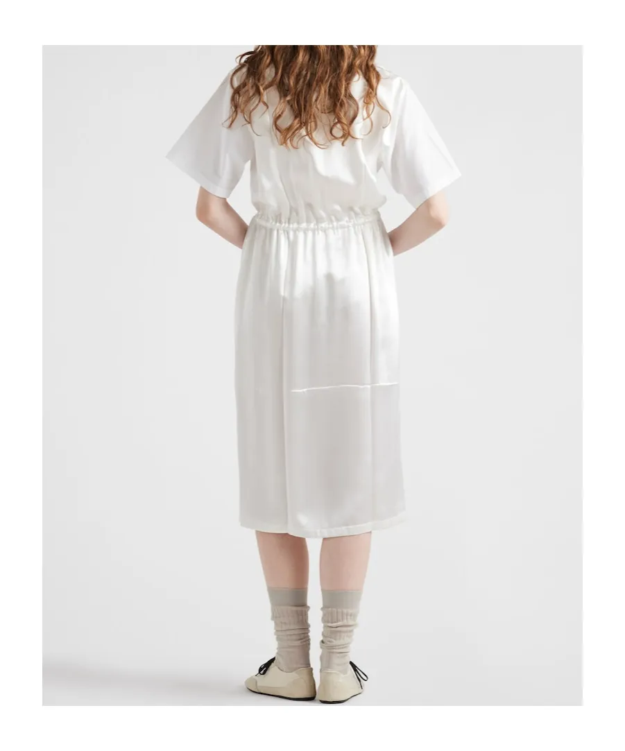 Drawstring Shirt Dress
