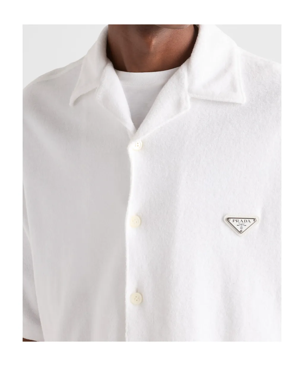 Triangle-Logo Short-Sleeved Shirt