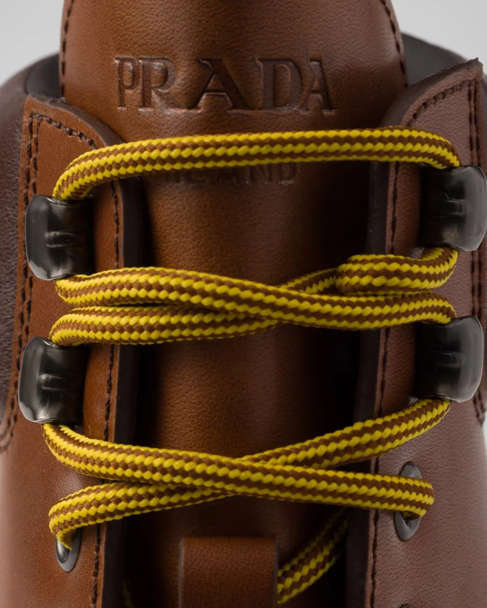 Round-Toe Lace-Up Boots