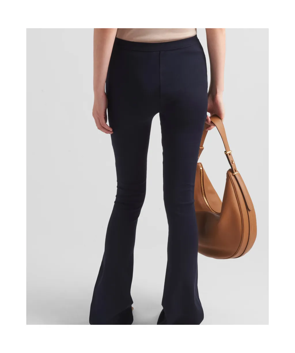 Ribbed Knit Cotton Pants