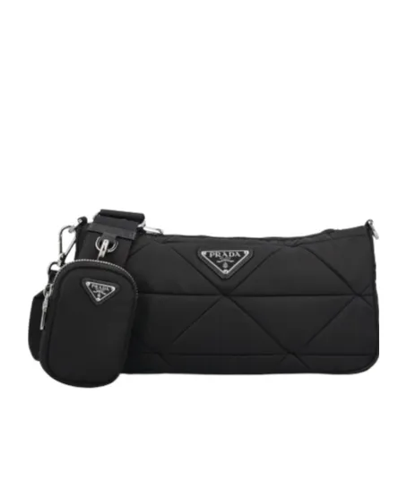 Padded Re-Nylon Crossbody Bag