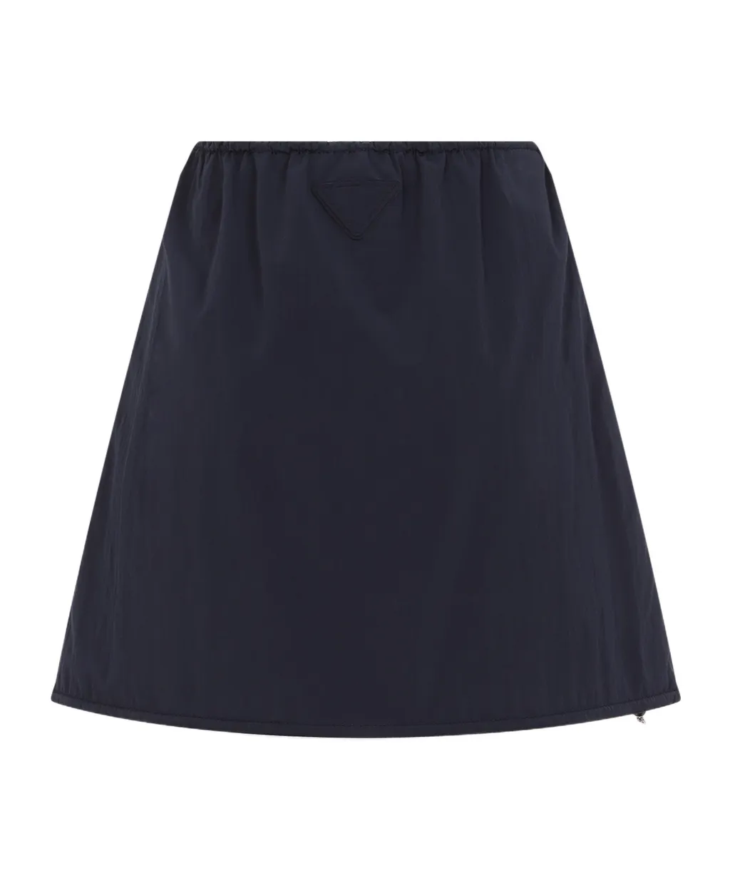 Drawstring A-Line Skirt