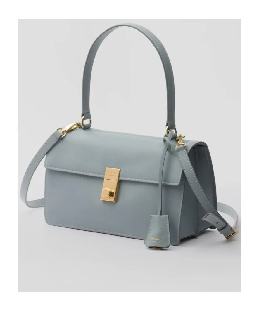 Logo-Engraved Medium Shoulder Bag