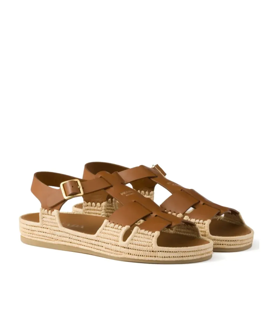 Logo-Embossed Panelled Sandals
