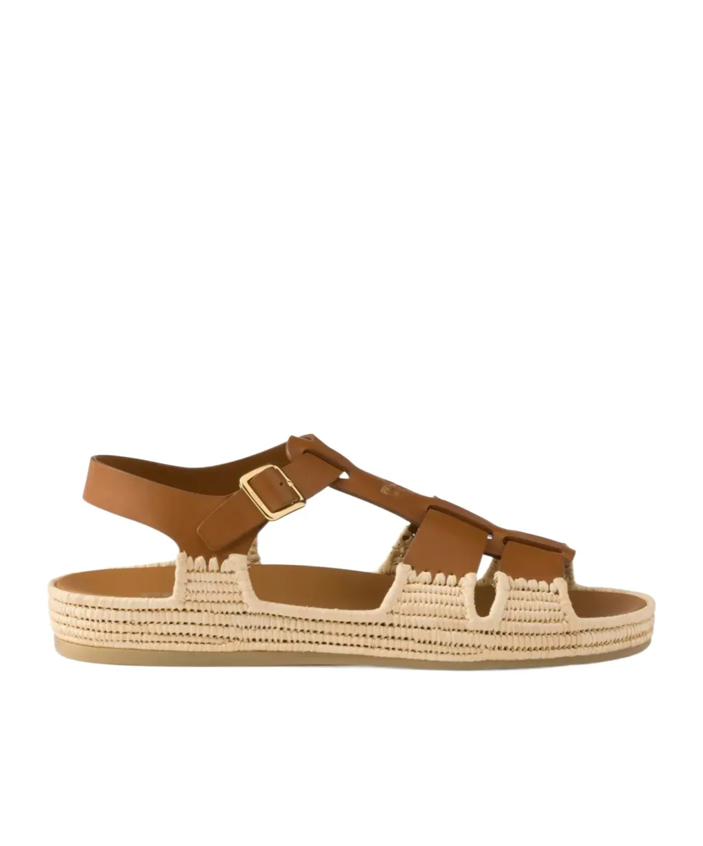 Logo-Embossed Panelled Sandals