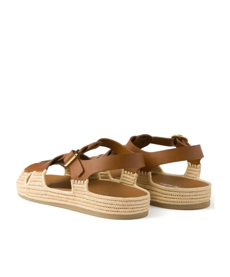 Logo-Embossed Panelled Sandals