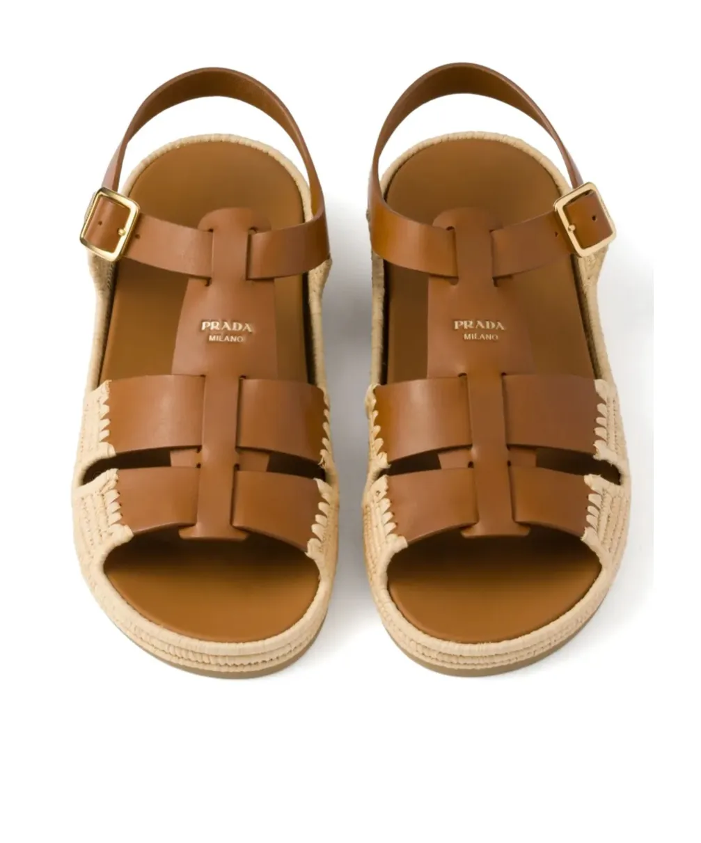 Logo-Embossed Panelled Sandals
