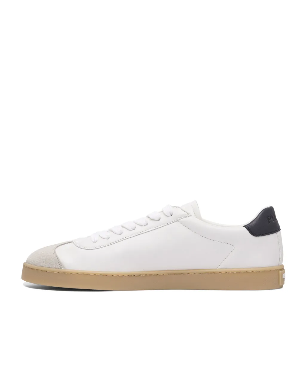 Logo Plaque Lace-Up Sneakers