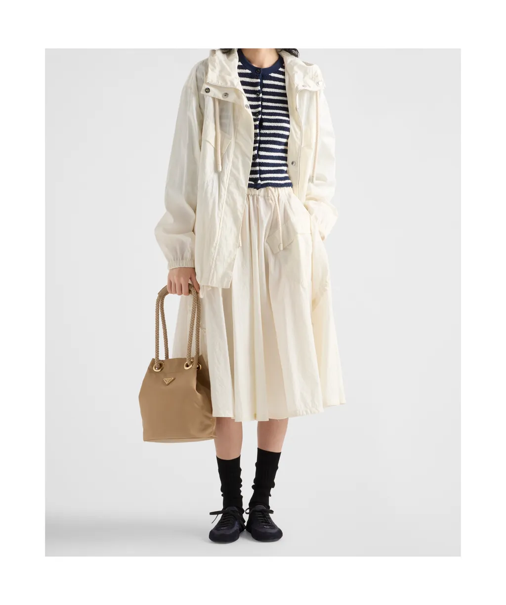 Striped Bouclé Cardigan