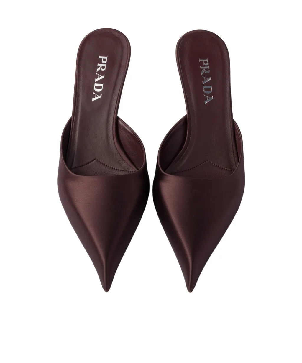 Pointed Toe Slip-On Mules