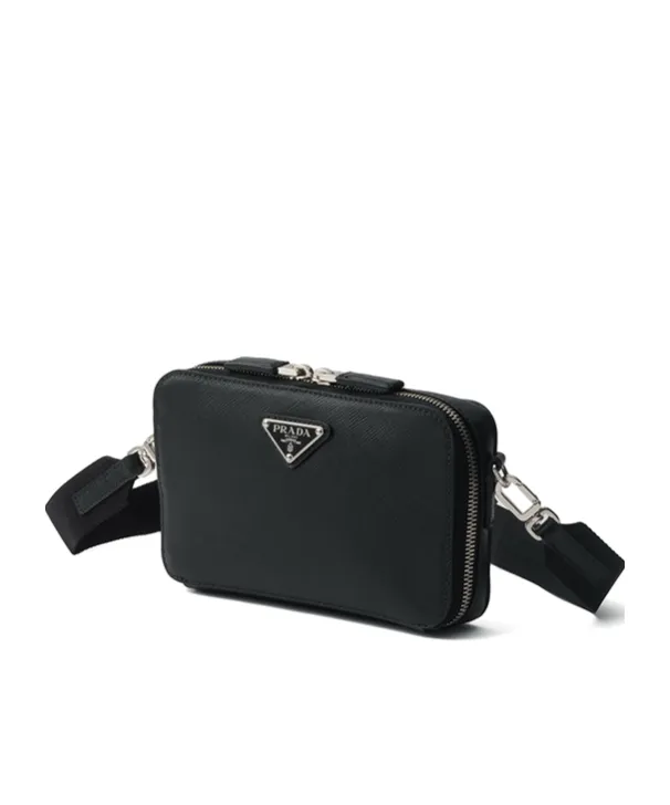 Brique Saffiano Leather Bag