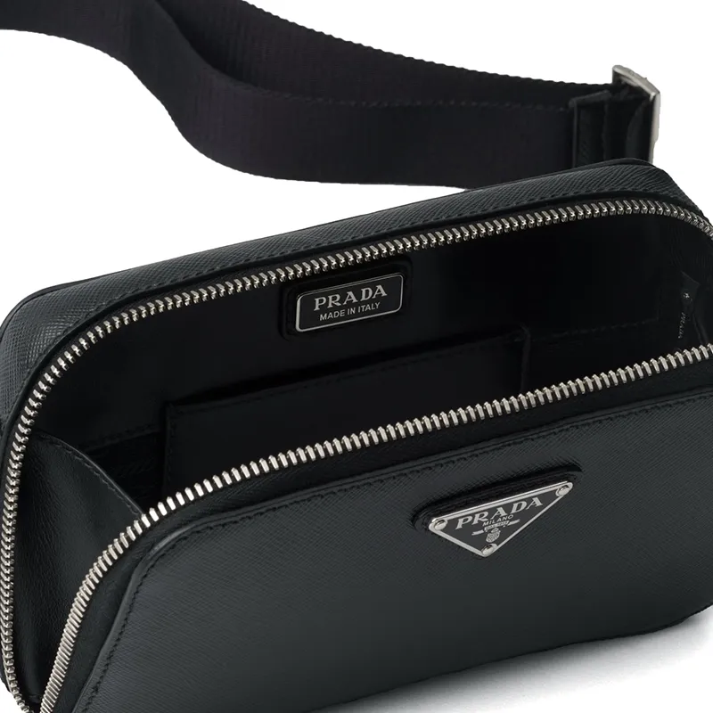 Brique Saffiano Leather Bag
