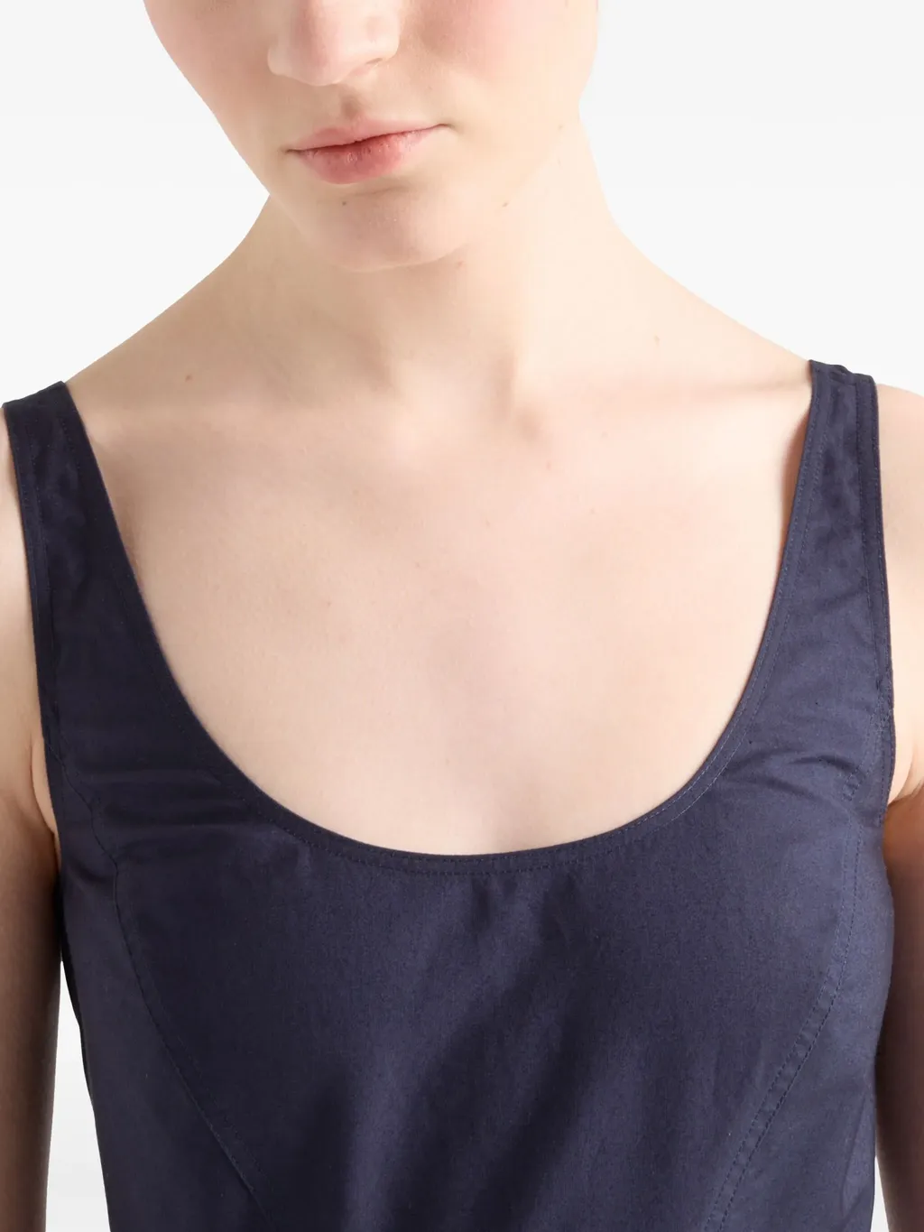 Scoop Neck Sleeveless Mini Dress