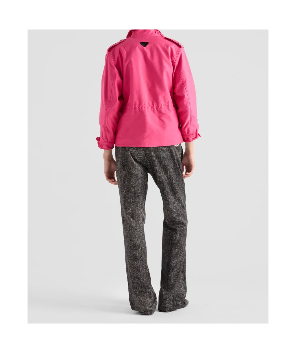 Long-Sleeved Button-Up Jacket